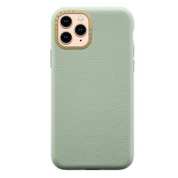 Casetify Accessories Casetify Sage Green Leather Iphone 1 Pro Case Poshmark